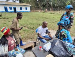 Satgas INDORDB XXXIX-G MONUSCO Kampanye Kesehatan di POB Komanda