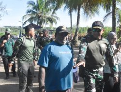 Dandim 1710/Mimika Tinjau Kondisi Wilayah dan Gelar Komsos di Kampung Kekwa