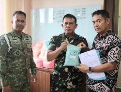 Dandim 0411/KM Serahkan 194.631 Butir Ekstasi Hasil Temuan Prajurit Kodam XXI/RI Kepada Polda Lampung