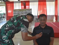 Sambut Hari Juang TNI AD, Kodim 1710/Mimika Gelar Bakti Kesehatan Bagi Masyarakat