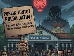 Polresta Blitar Dinilai Lumpuh Hadapi Bandar Judi Pak Dhu di Jatilenger, Publik Desak Polda Jatim Turun Tangan