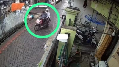 Dua Maling Motor Tertangkap CCTV, Motor Vario di Tenggumung Wetan Berhasil Dibawa Kabur