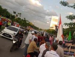 Gelar Aksi, Laskar Lampung Dan Sejumlah Elemen Masyarakat Minta Kapolda Bebaskan Ketua RT Wawan