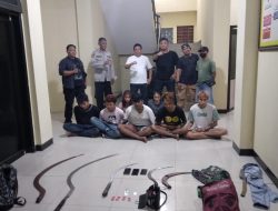 Satuan Reskrim Polsek Tambun Berhasil Menangkap Lima Pelaku Perampokan dan Pembacokan dengan Modus Open BO