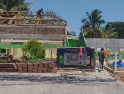 Proyek Pembangunan RPS Dan RRTU Di SMKN 1 Bakauheni Lamsel, Pekerja Tidak Memakai SOP K3