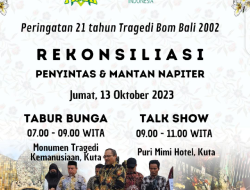 Peringatan 21 Tahun Bom Bali, Doa Perdamaian Digaungkan di Ground Zero