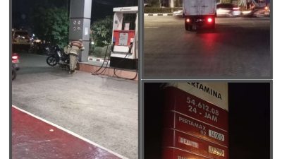 Penyalahgunaan BBM Bersubsidi di Duga Terjadi di SPBU Gedangan, Tanpa Surat Rekom Operator Bebas Mengisi ke Pengangsu