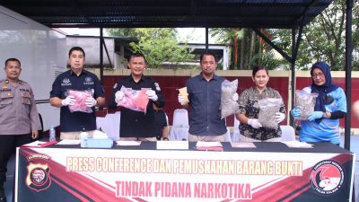 Tangkap 2 Orang, Gabungan Tim Interdiksi Terpadu Kalbar Sita 1,5 Kilogram Ganja dan Ekstasi 9.497 Butir