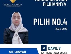 Peduli Masyarakat, Caleg Garuda Bagikan Air Bersih Ke Warga Sidomekar