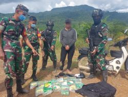 Luar Biasa Dalam Tiga Hari Beruntun,Kembali Kodam XII/Tpr Berhasil Gagalkan Upaya Penyelundupan 20 Kg Sabu Oleh WNA Malaysia