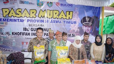 KUNKER Ke Kabupaten Tuban Pantau Pasar Murah, Gubernur Jatim : Stok Pangan Aman