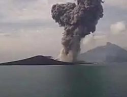 Pemerintah Menghimbau, Agar Masyarakat Pesisir Rajabasa Lamsel Waspadai Erupsi Abu Vulkanik GAK