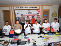 Polisi Berhasil Amankan Tersangka Pencurian Spesialis Pecah Kaca Mobil di Surabaya