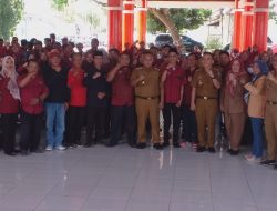 Dinsos Lamsel, Gelar Acara Pertemuan Pendamping Dan Relawan Nasional Se Kabupaten Lampung Selatan Di Aula Sebuku