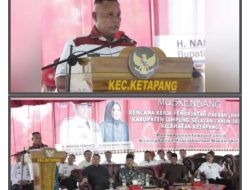 Bupati H.Nanang Ermanto Resmi Buka Pelaksanaan Musrembang Kecamatan Ketapang T.A 2025