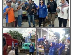 Miranti Karim Sanusi Caleg DPRD Provinsi Lampung’ Peduli Lingkungan, Bantu Warga Bersihkan Drainase Perumahan Rangai Indah