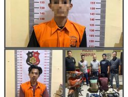 Dua Pelaku Pencurian Mesin Air di Bekuk Polsek Candipuro