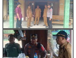 Kapolsek Kedewan Bersama Forkompimca Giat Pengecekan TPS di Desa Beji