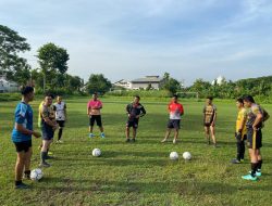 Jaga Kebugaran, Kalapas Beserta Jajaran Olahraga Sepak Bola