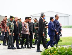 Panglima TNI Sambut Kedatangan Presiden RI Selesai Kunker Ke Tiga Negara ASEAN