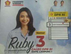 Ruby Chairani Syiffadia Caleg DPR RI Partai Gerindra Dapil Lampung 1 Gelar Acara Taqziahan dan Do’a Bersama