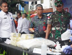 Ikuti Pemusnahan Barang Bukti di BNN RI, Pangdam Tanjungpura Tegaskan TNI Komitmen Perangi Narkoba