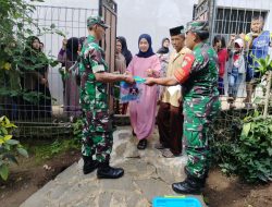 Panglima TNI Bagikan 300 Paket Sembako Untuk Pesantren dan Masyarakat