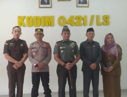 Dandim 0421/LS Vicon bersama Forkopimda giat Komsos dengan Appem Ta. 2024