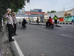 Sering menimbulkan korban layang Mayangkara resmi ditutup oleh laka Lantas polrestabes surabaya untuk roda 2