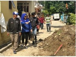 Miranti Karim Sanusi, Ucap Syukur telah selesai Bersih bersih Drainase di Perumahan Rangai Indah