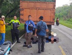Diduga Pelaku, Dua Orang Pengendara Sepeda Motor Terlibat Laka Lantas, Ada Senjata Api