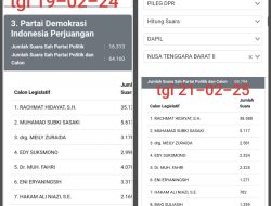 Sirekap KPU Suara Caleg DPR RI Dapil NTB II Diduga Ada Permainan