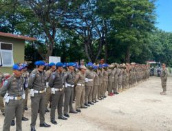 Satpol PP Lamsel Kerahkan 150 Personel, Tertibkan APK Pemilu 2024