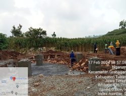 Satpol PP Tuban Gerak Cepat Hentikan Pekerjaan Proyek Pembangunan Tower yang Tidak Miliki Ijin