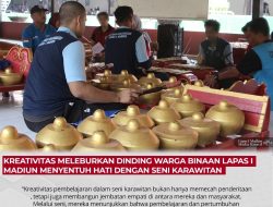 Kreativitas Meleburkan Dinding Warga Binaan Lapas I Madiun Menyentuh Hati Dengan Seni Karawitan