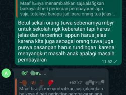 Diduga Komite SMPN 2 Tuban Pungut Biaya 800 ribu Pada Orang Tua Murid