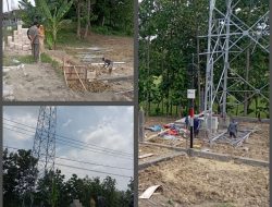 Diduga Ijin Masih Proses, Tower Telekomunikasi Sudah Berdiri Tegak di Desa Jintel
