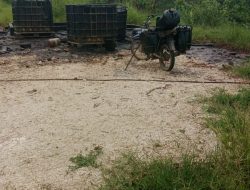 Limbah Minyak Mentah, Diduga Cemari Sungai dan Kebun Warga