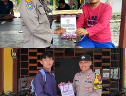 Bhabinkamtibmas Desa Kedewan dan Kawengan Melaksanakan Sambang Warga dan Penyerahan Sarkon