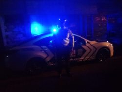 Satlantas Polres Badung Gencar Melaksanakan Blue Light Patrol
