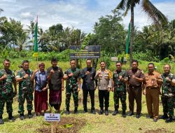 Kapolres Badung AKBP Teguh Priyo Wasono Hadiri Penanaman Pisang Pangdam IX/Udayana