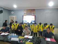 Polrestabes Surabaya Bersama Polda Jatim Berhasil Mengamankan 11 Tersangka Penyalagunaan Narkoba
