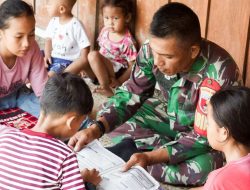 Peduli Pendidikan Karakter, Satgas TMMD 120 Kodim Bojonegoro Motivasi Belajar Generasi Muda