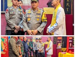 Kapolda Lampung dan Jajaran Pantau Khidmatnya Perayaan Waisak 2024