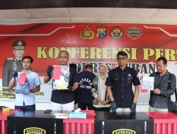 Polres Tuban Amankan Pelaku Pencurian Handphone di Wilayah Plumpang