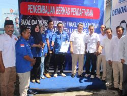 Fahrurrozi Resmi Kembalikan Berkas Bakal Calon Bupati di Penjaringan Partai Demokrat Lampung Selatan