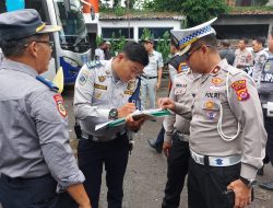 Antisipasi Peristiwa Kejadian Subang, Ditlantas Polda Banten Laksanakan Pengawasan Bus Pariwisata di Wilayah Banten