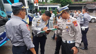 Antisipasi Peristiwa Kejadian Subang, Ditlantas Polda Banten Laksanakan Pengawasan Bus Pariwisata di Wilayah Banten