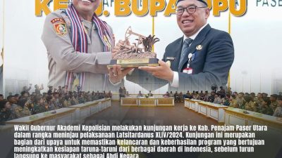 Wakil Gubernur Akpol Tinjau Pelaksanaan Latsitardanus XLIV/2024 di Kab. PPU