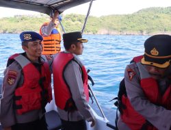 Kapolres Karangasem Pimpin Patroli Laut Amankan KTT WWF 2024